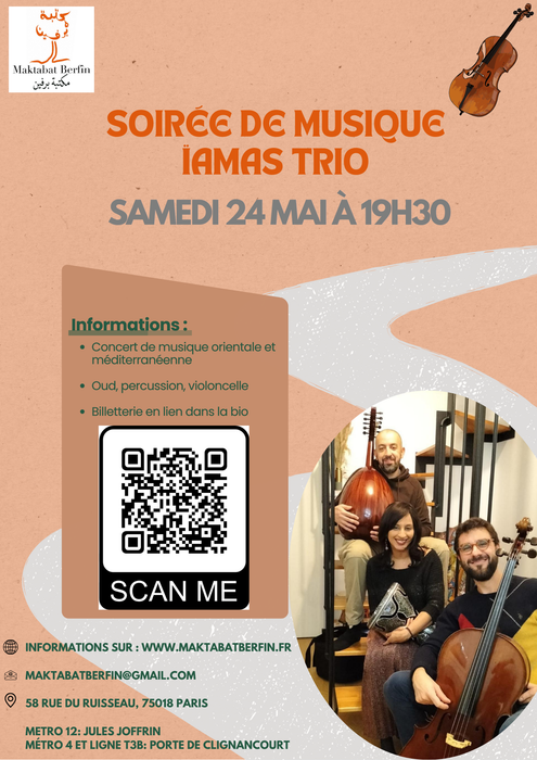 soirée de musique Ïamas trio