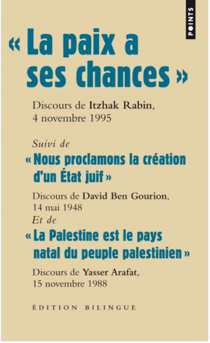« La paix a ses chances »