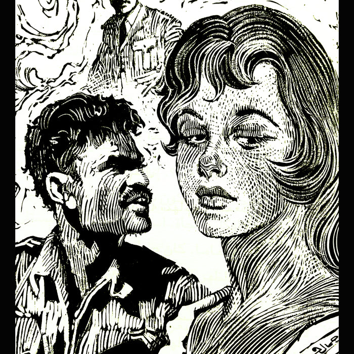 Fille Noir et Blanc (Affiche taille A3)