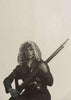 Carte postale homme et fusil